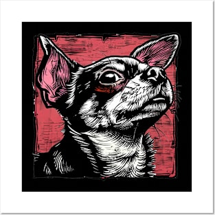 Retro Art Chihuahua Dog Lover Posters and Art